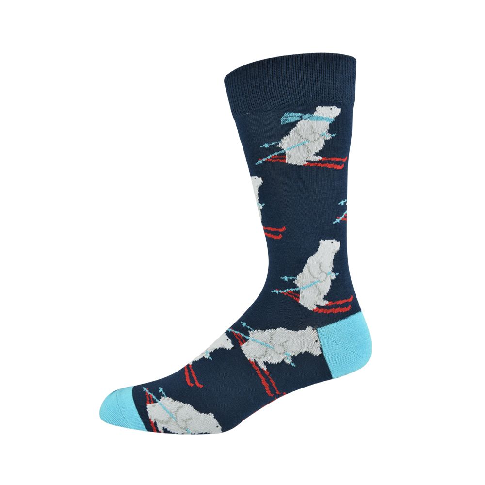 Polar Bear Socks|Dunn's Leathergoods